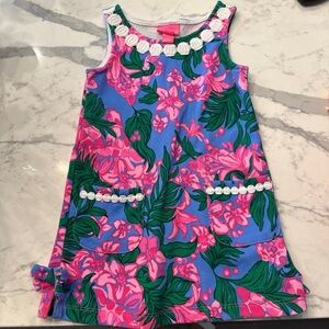 Lilly Pulitzer Pink and Blue Floral Dress